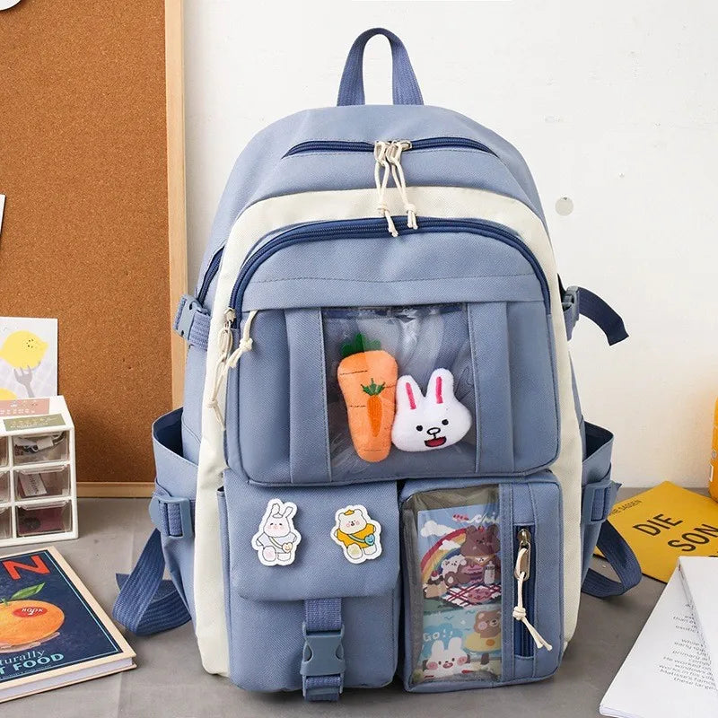 School bag female light schoolboy cute summer girl large capacity kids backpack backpack