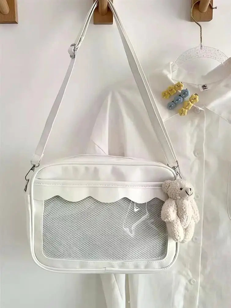Japanese Harajuku Transparent Ita Bag for Girls