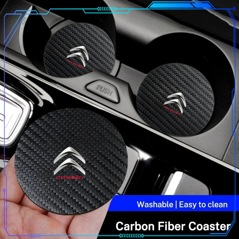 Car Cup Holder Mat Non-Slip Bottle Pad for Citroën