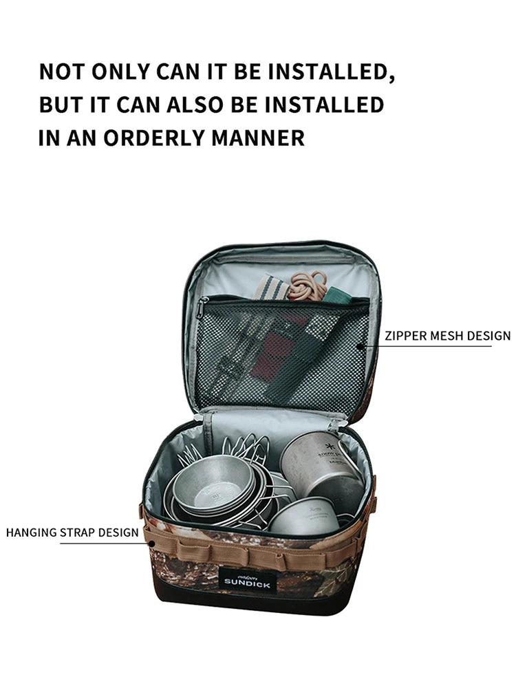 Camping Insulated Bowl & Cup Storage Bag – Outdoor Carry