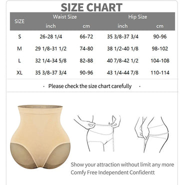 Women Shapewear Waist Trainer Seamless Butt Lifter Padded Butt Hip Enhancer Body Shaper Brief Panties Underwear Tummy Control