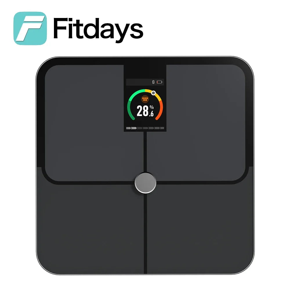 Fitdays Smart Body Fat Scale – 8-Electrode Fitness Analyzer