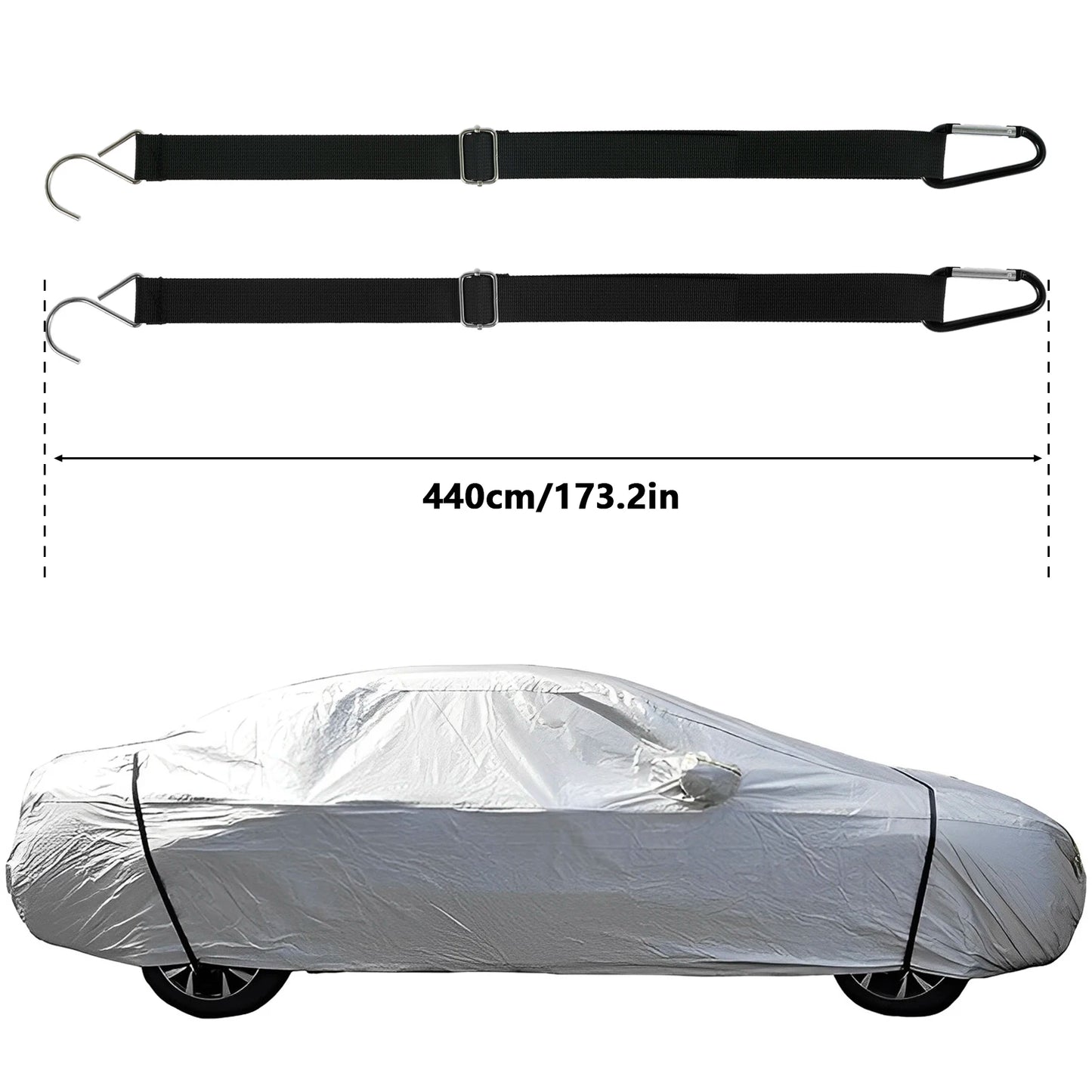 Waterproof Full Car Covers Sun Dust Rain Protection Universal SUV/Sedan Full Car Covers Rain Snow Auto Protective Cover