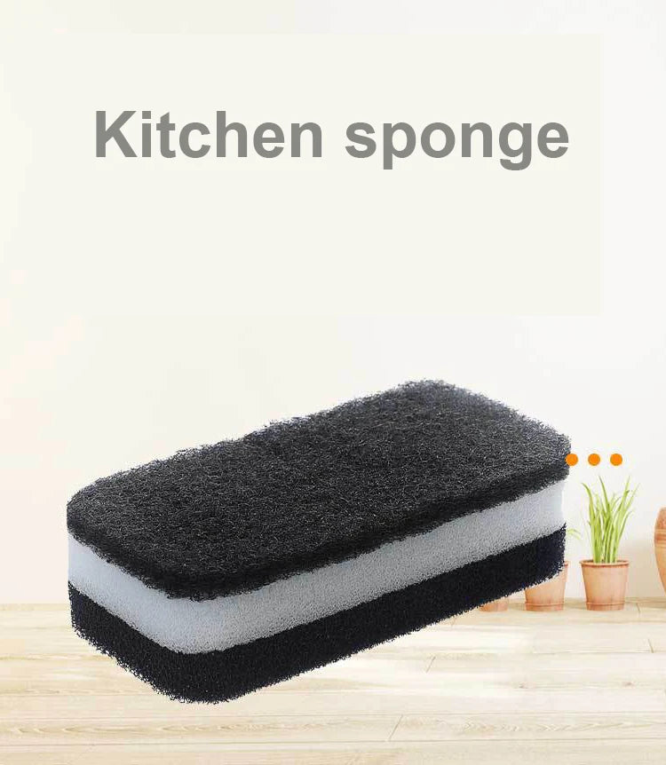 Dishwasher Sponge & Scouring Pad Kitchen Cleaning Tool