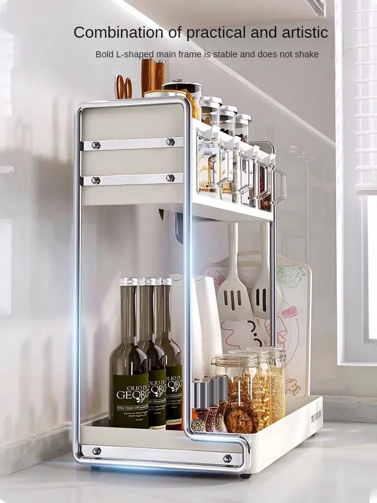 Multi-Functional Kitchen Seasoning & Storage Rack
