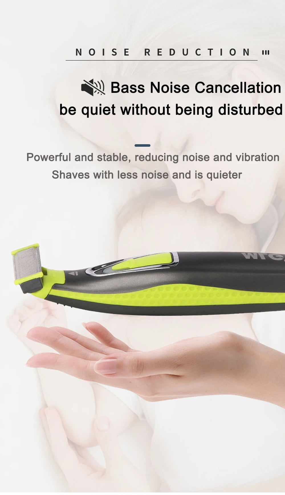 MLG Electric Shaver – USB Rechargeable Full Body Trimmer