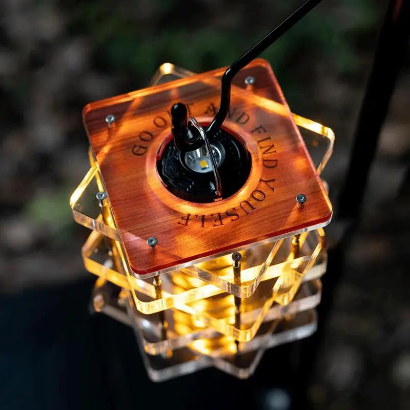 Camping Lampshade Cover Acrylic Outdoor Lantern Light Accessory