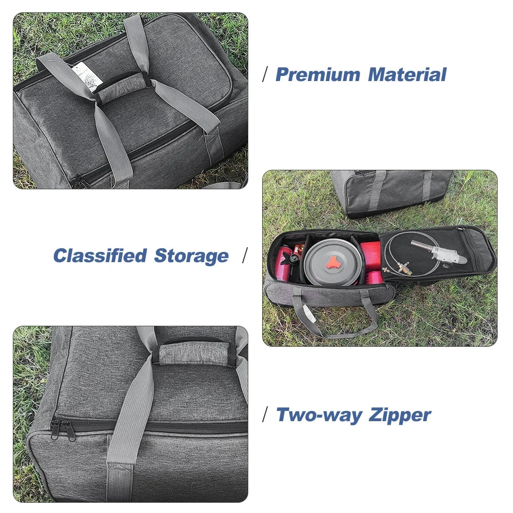 Camping Cookware Bag Large Capacity Portable Storage