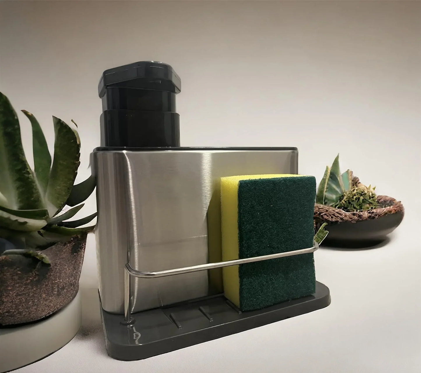 Stainless Steel Soap & Dishwashing Liquid Dispenser