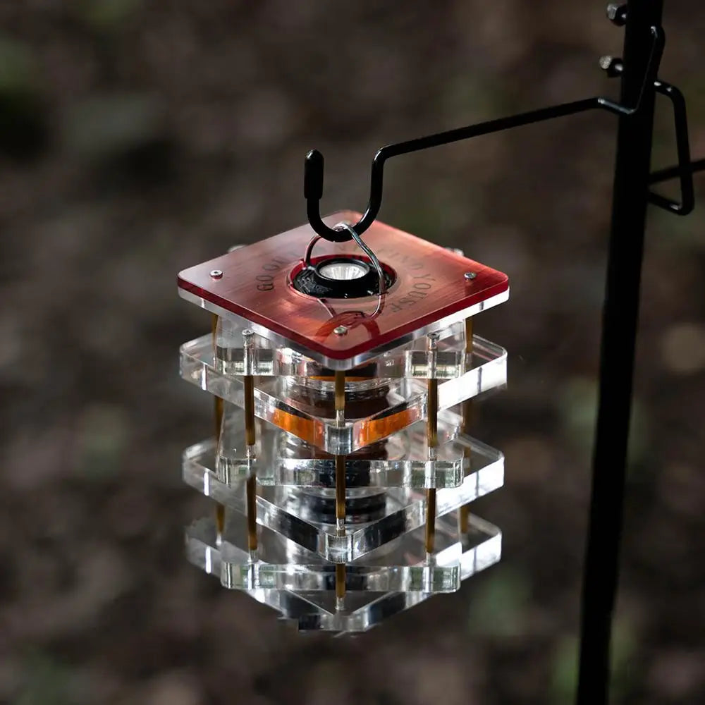 Camping Lampshade Cover Acrylic Outdoor Lantern Light Accessory