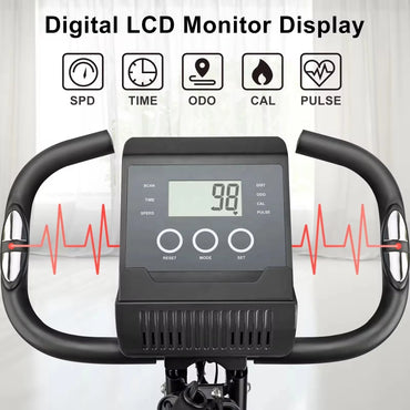 Folding Magnetic Exercise Bike – Upright & Recumbent