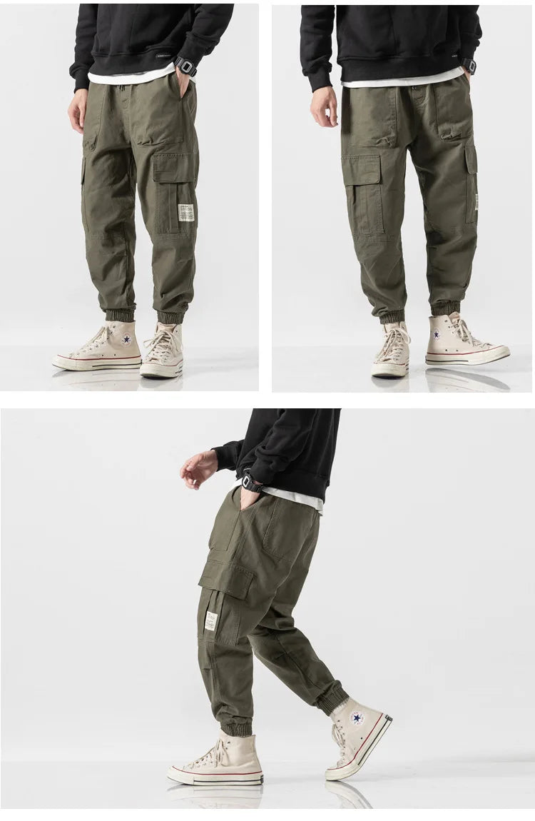 Men’s Cargo Pants – Hip Hop Streetwear Harajuku Joggers