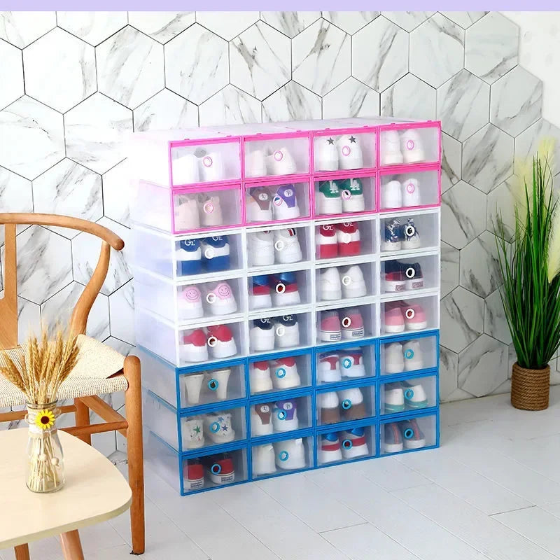 Transparent Drawer Shoe Storage Box – Ladies & Kids