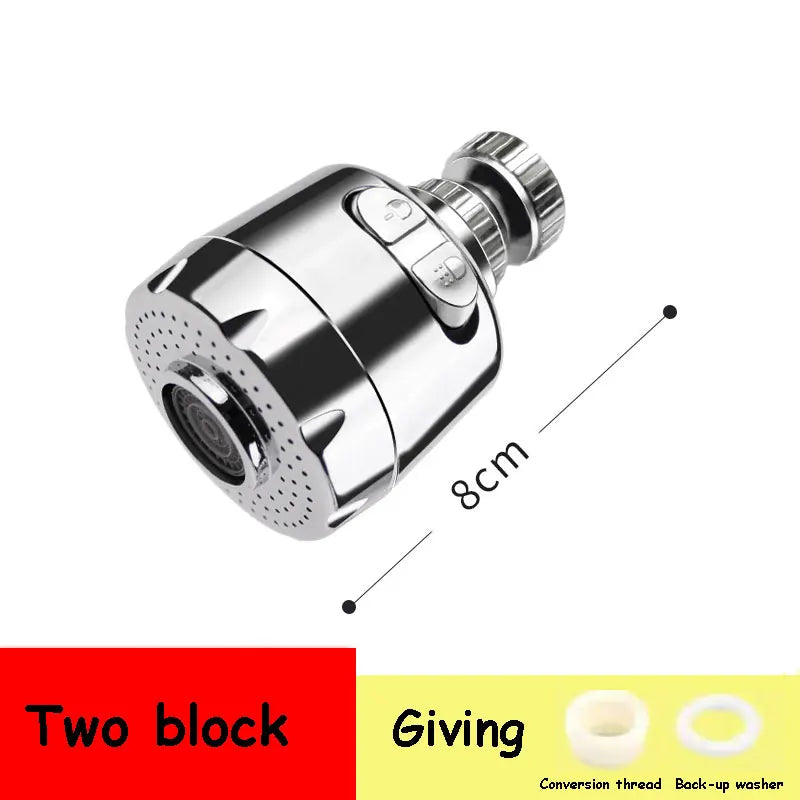 360° Faucet Aerator Nozzle – 3 Modes High Pressure