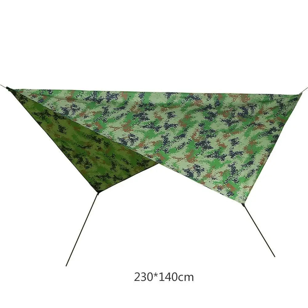 2 Person Camping Hammock with Mosquito Net Outdoor Garden Furniture Bed Strong Parachute Fabric Portable Hanging Sleep Swing