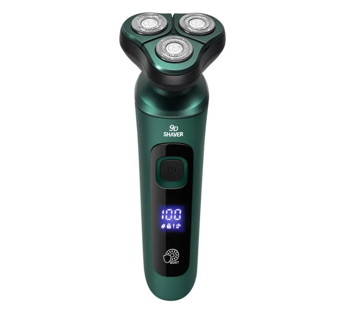 LED Digital Electric Shaver with Trimmer & Nose Hair