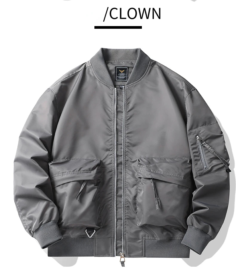 Men’s Cargo Jacket Winter Warm Streetwear