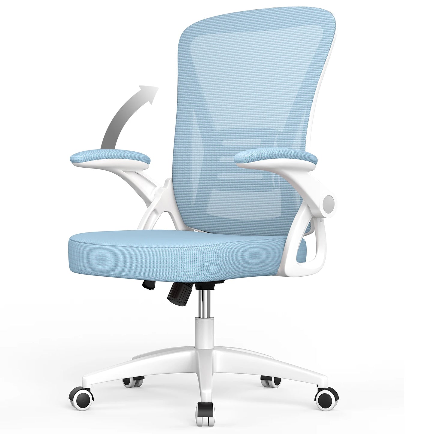Ergonomic Mesh Office Chair – Lumbar Support & Flip Armrests