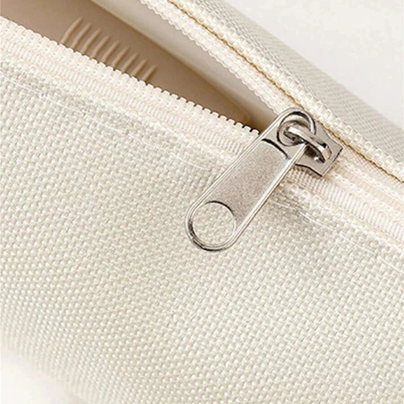 Simple Pencil Case School Supplies Pencil Cases Estuche Escolar Solid Color School Stationery Kalemlik Trousse Pencil Pouch-LJX