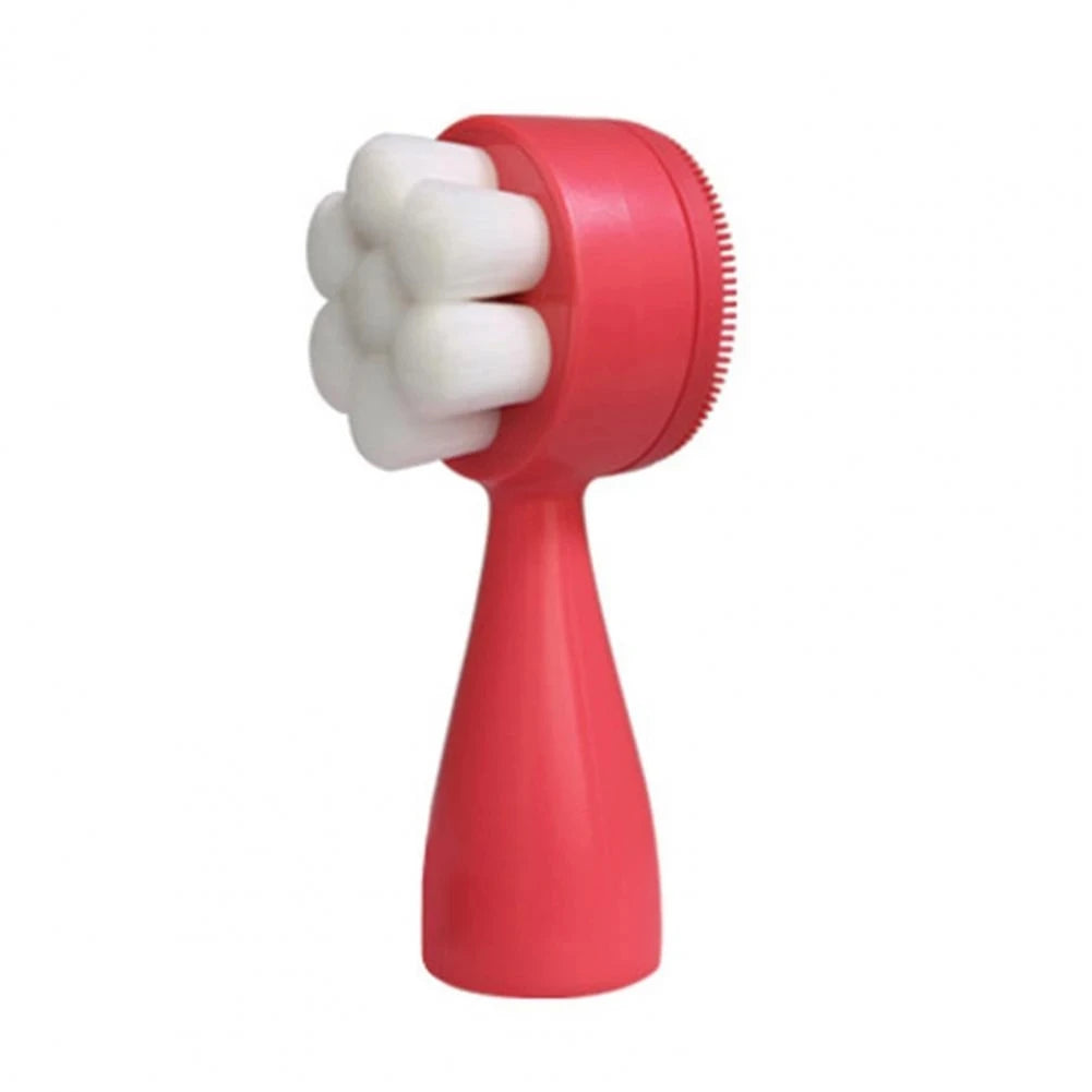 Double-Sided Silicone Facial Cleansing Brush