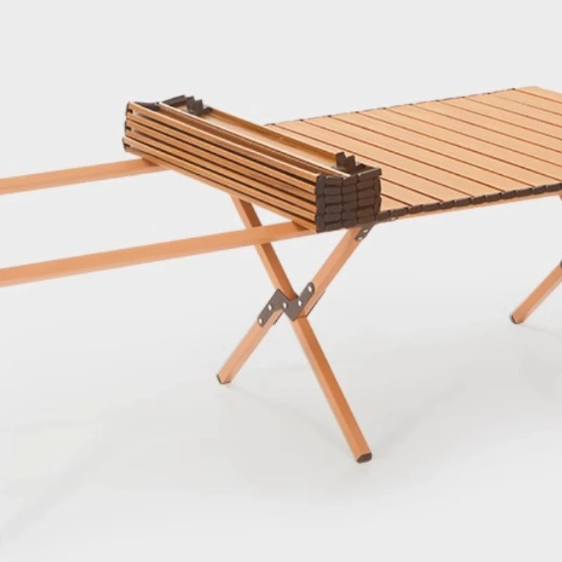 Camping Folding Table Portable Parasol Table