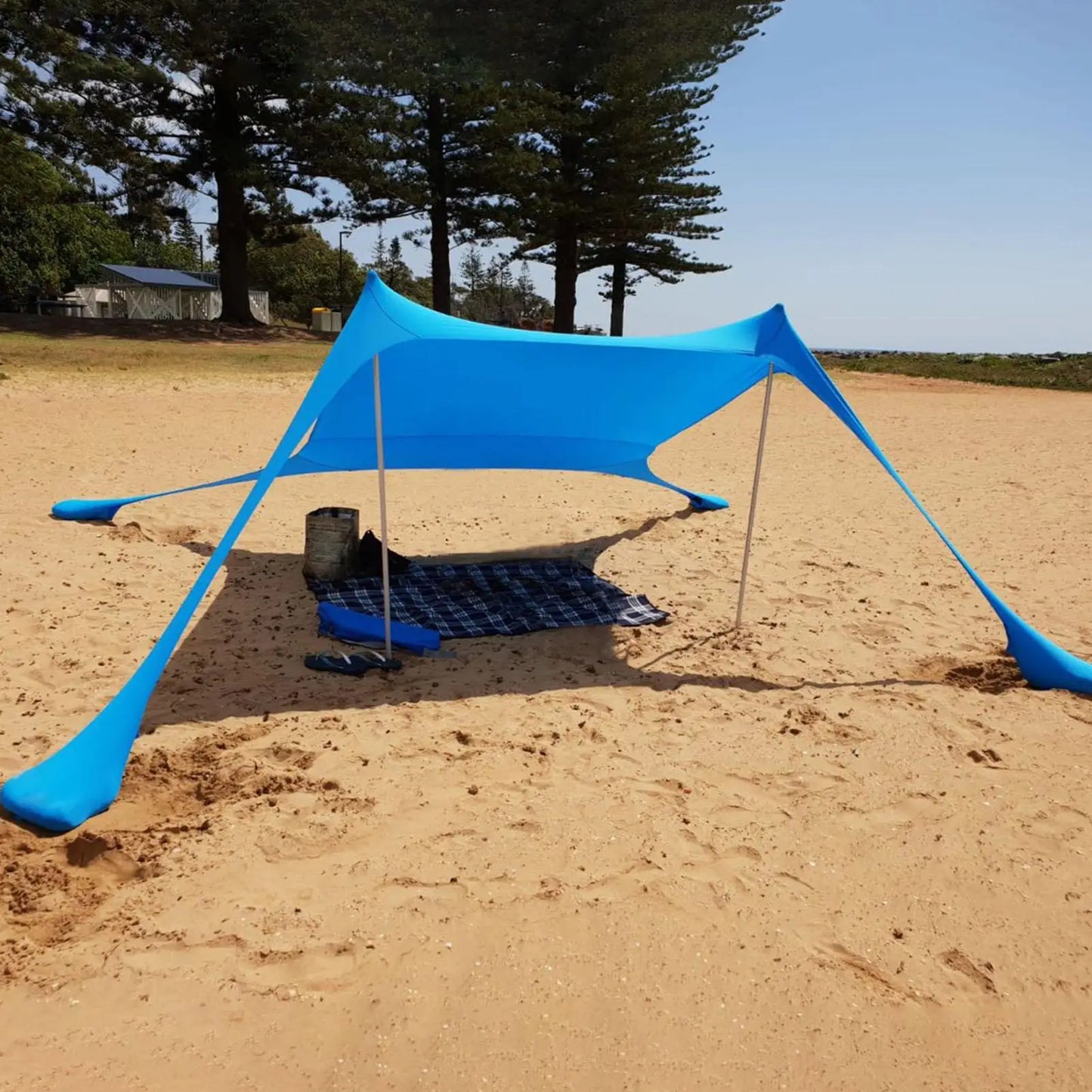 Camping Beach Canopy Tent 1-3 Person UV Sunshade Shelter