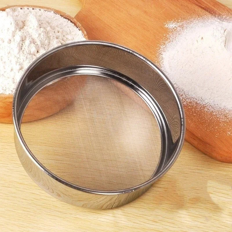 Stainless Steel Flour Sieve Baking Mesh Sifter Tool