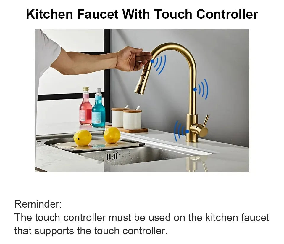Touch Controller Accessorries For Kitchen Faucet Smart Induction Sensor Mixer Replacement Spare Part With Battery Box