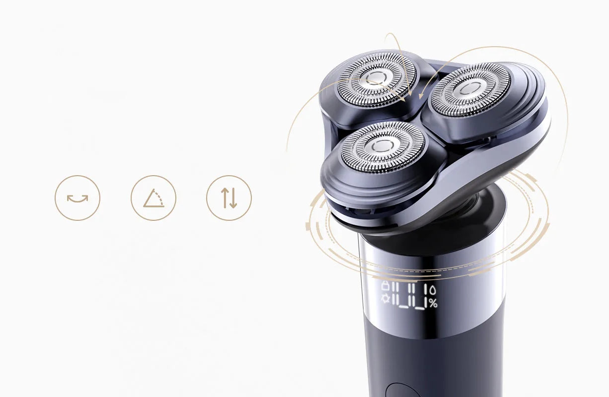 XIAOMI MIJIA S302 Electric Shaver Men's Beard Trimmer Machine Shaving Portable Flex Razor IPX7 Washable Dry Wet Machine Shaving
