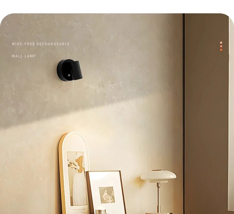 Xiaomi Youpin LED Lamp Household Magnetic Wall Lamp Wireless Rechargeable Movable No Punching Bedroom Bedside Reading Lamp NEW