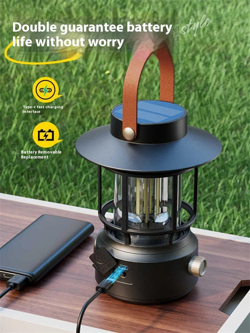 Lohascamping LED Retro Camping Lamp Rechargeable Light
