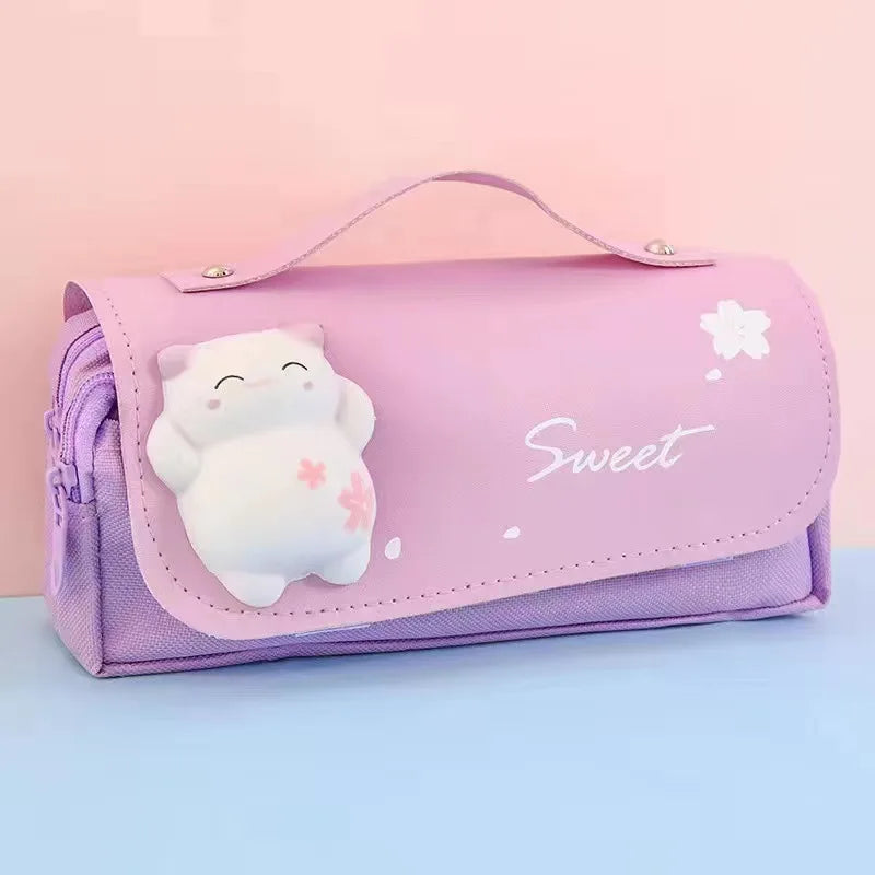 School Supplies Kawaii Stationery School Pencil Cases for Girls Bags Pens Cute Korean Stationery Holsters Supply Store Aesthetic