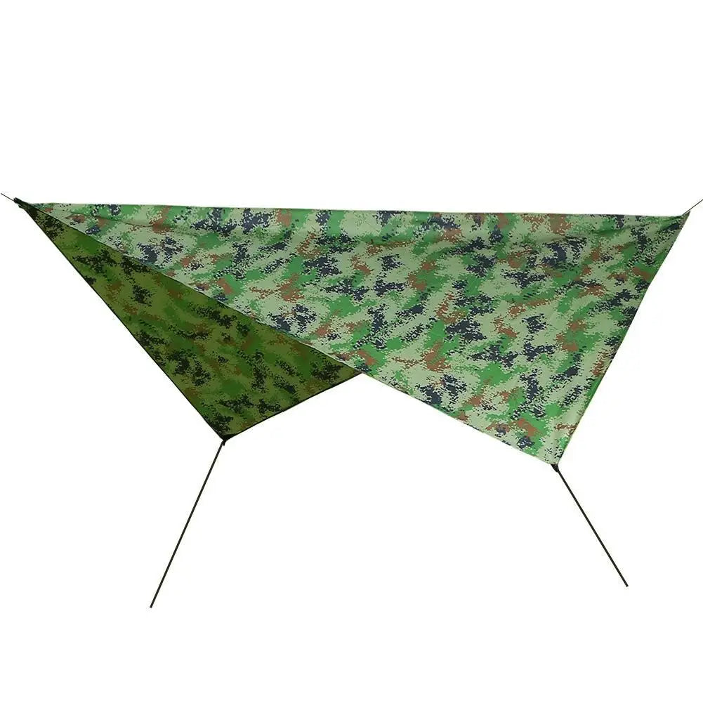 2 Person Camping Hammock with Mosquito Net Outdoor Garden Furniture Bed Strong Parachute Fabric Portable Hanging Sleep Swing