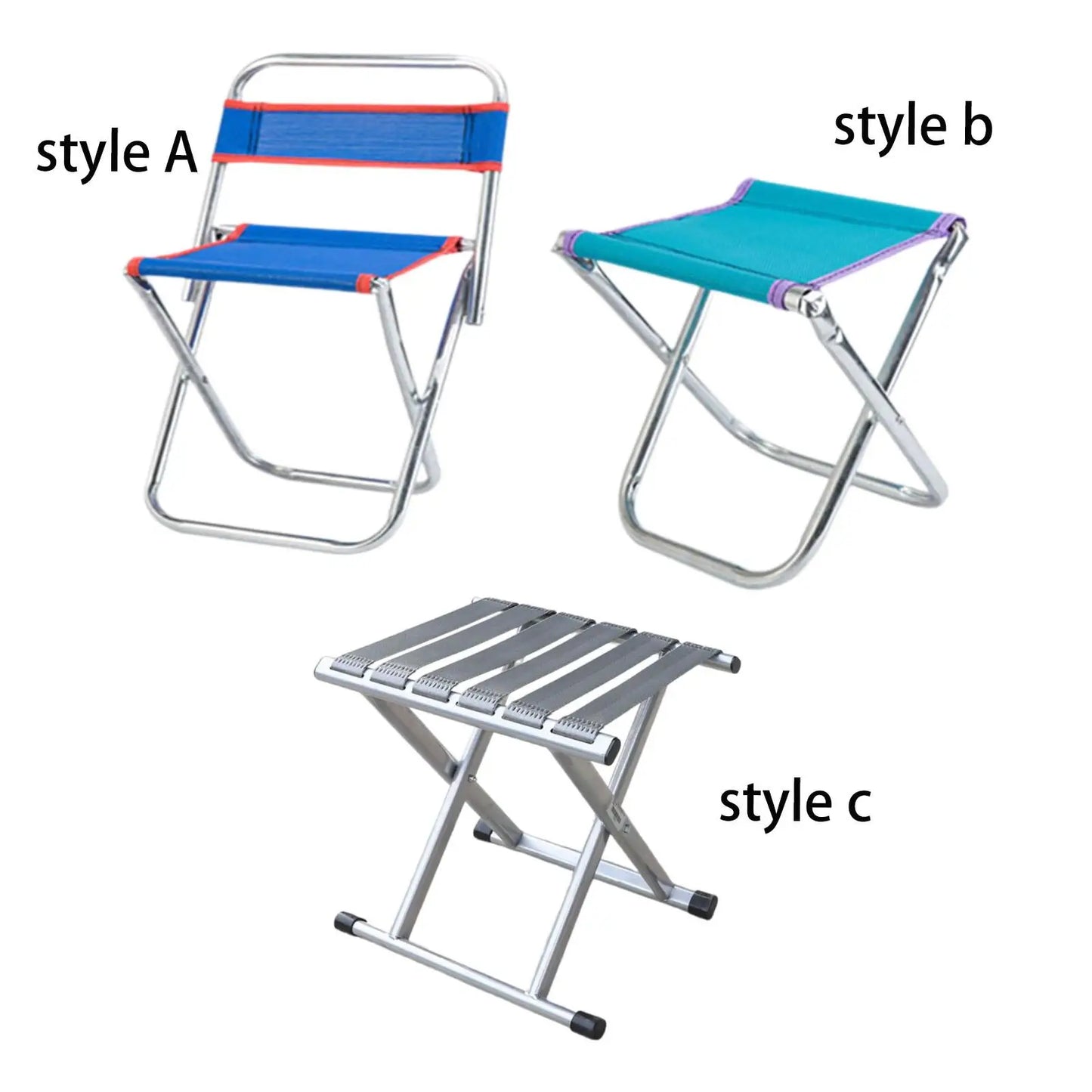 Portable Folding Camping Stool & Footrest for Outdoors