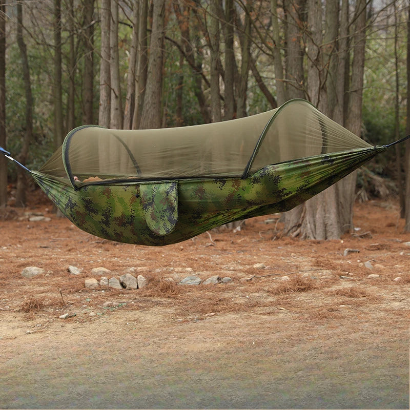 Camping Hammock with Mosquito Net Lightweight Portable