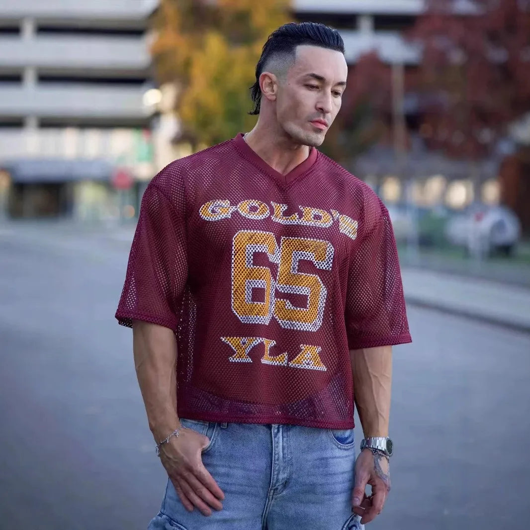 Men’s Sports V-Neck Quick Dry T-Shirt