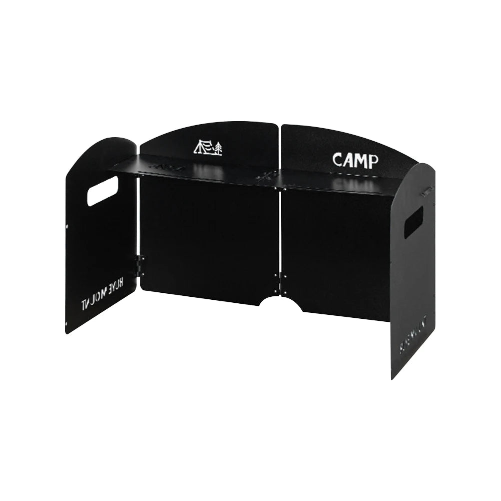 Foldable Gas Stove Windshield for Camping & BBQ