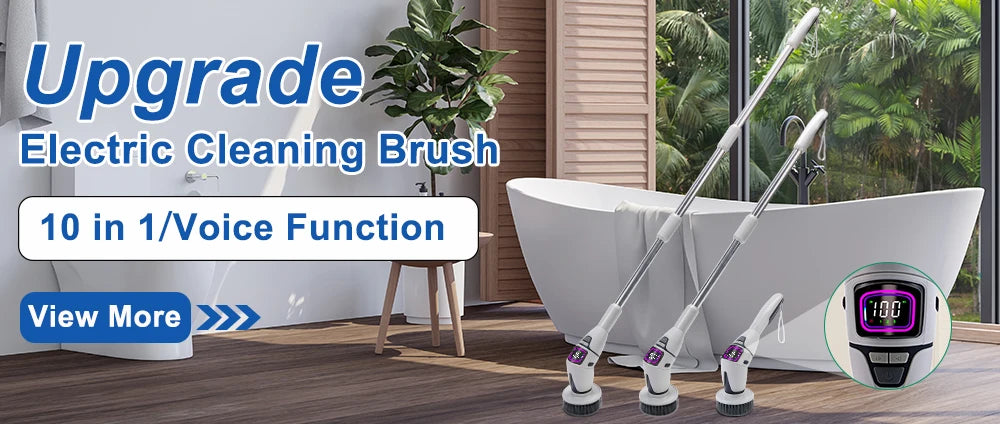 Electric Cleaning Brush – Wireless Household Scrubber