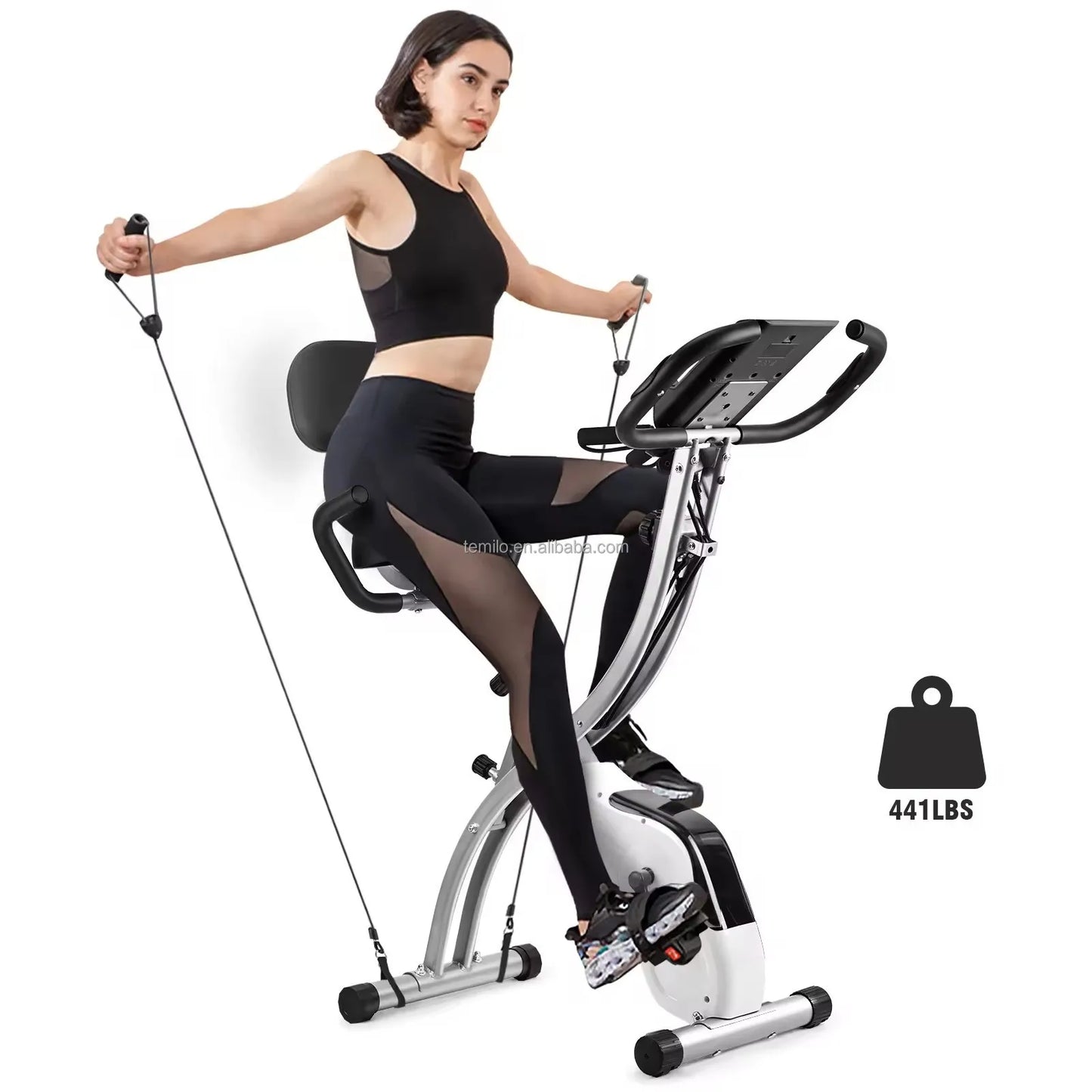 Folding Magnetic Exercise Bike – Upright & Recumbent