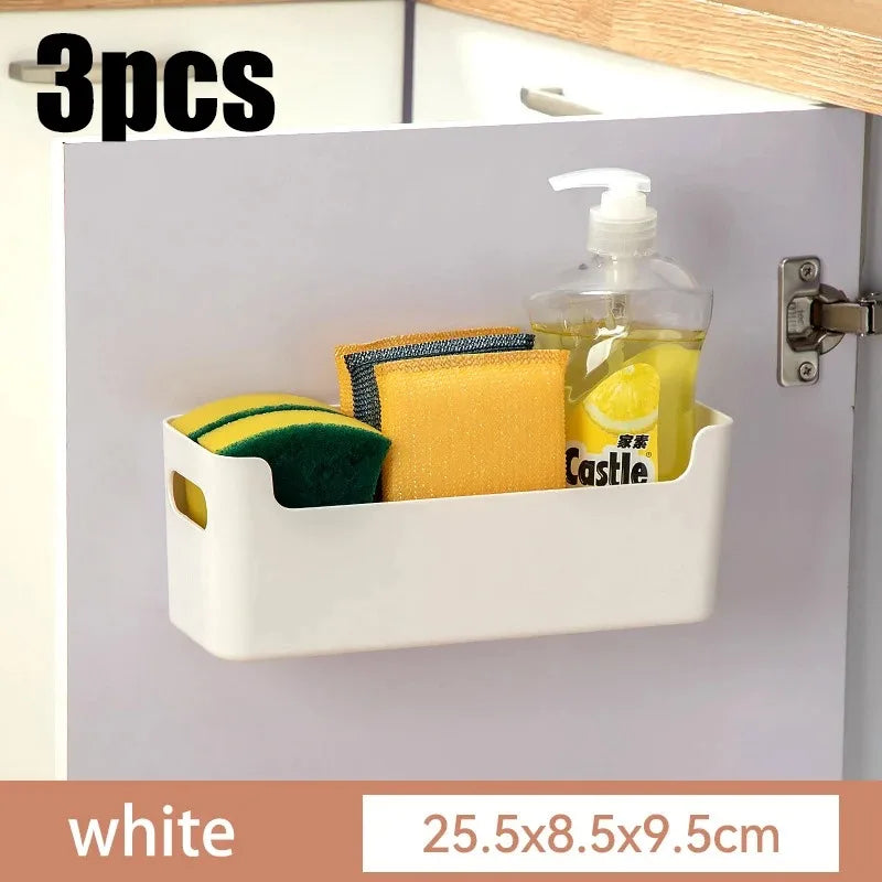 Kitchen Cabinet Storage Boxes for Dishes & Seasonings