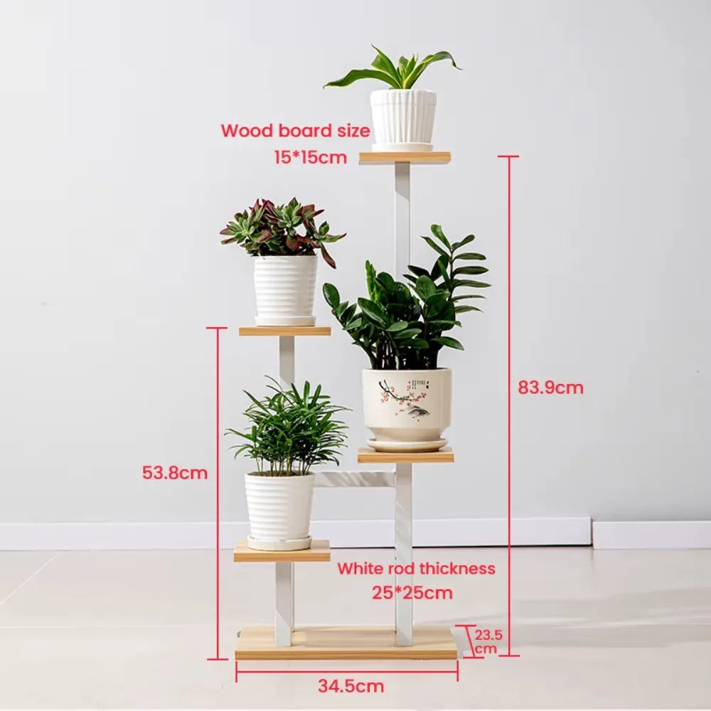 Plant Stand Household Multi-layer Plants Shelves Environment protection Flower Pot Holder Plant Rack Shelves Balcony Flower Rack
