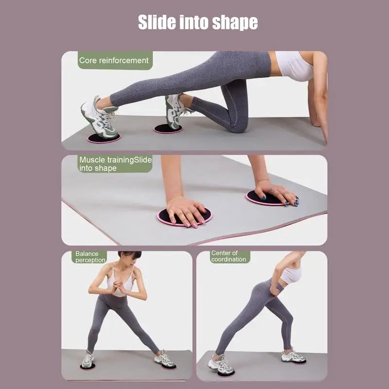 Fitness Core Sliding Discs – Balance & Ab Workout Sliders