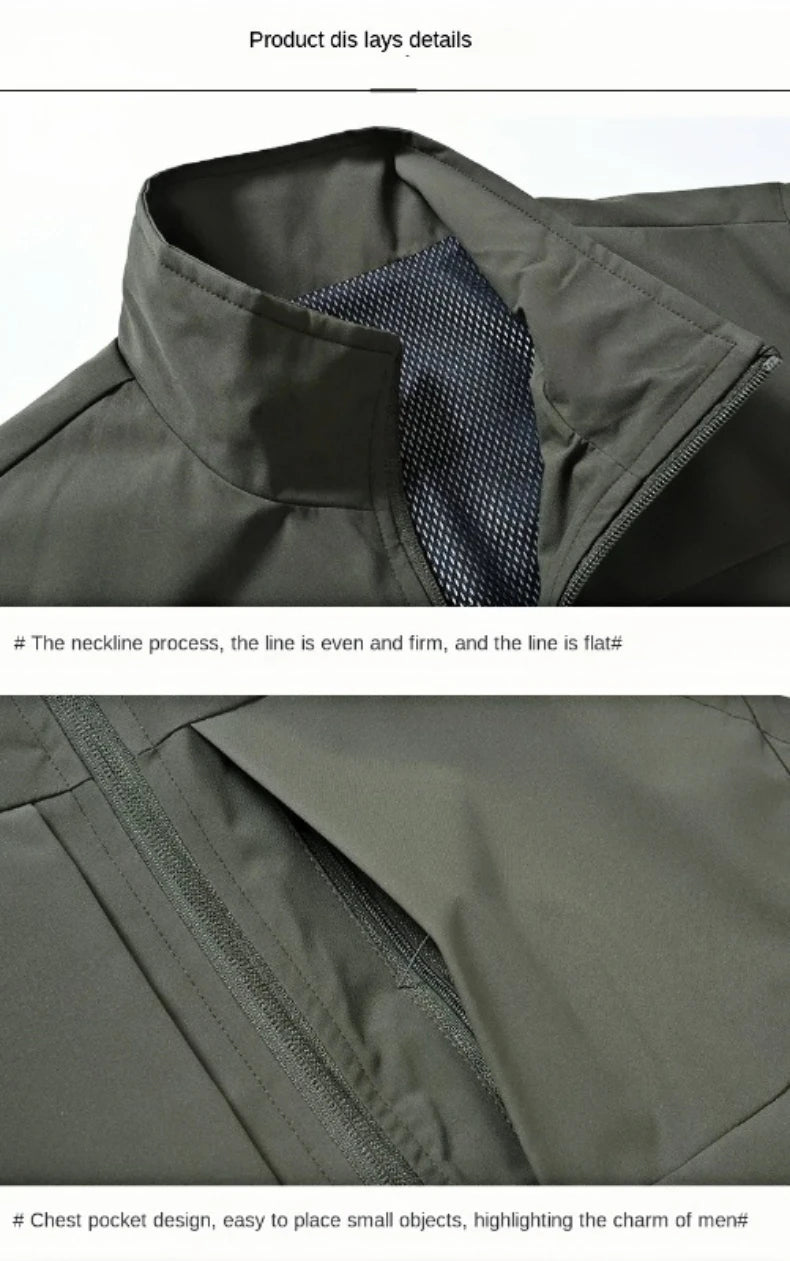 Men’s Winter Fleece Vest – Casual Warm Sleeveless Jacket