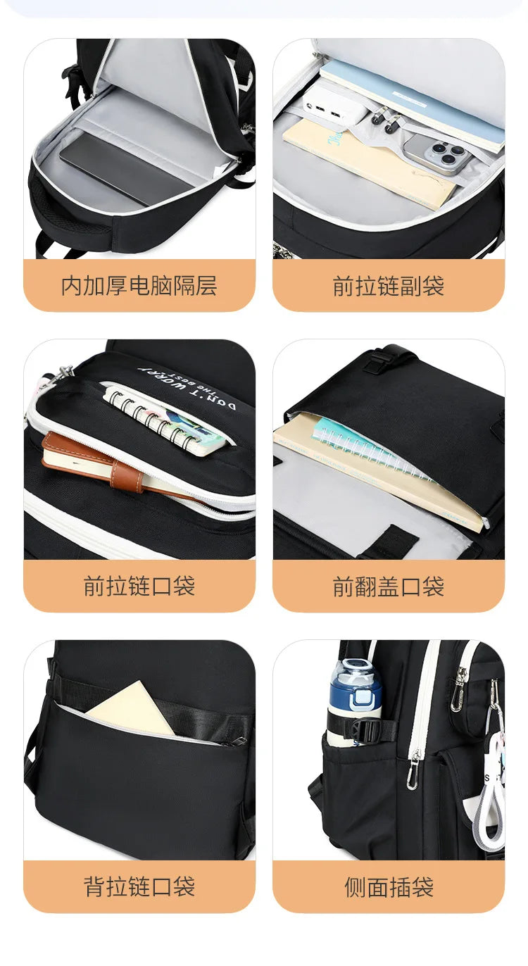 Girls School Backpack – Waterproof Laptop & Travel Bag