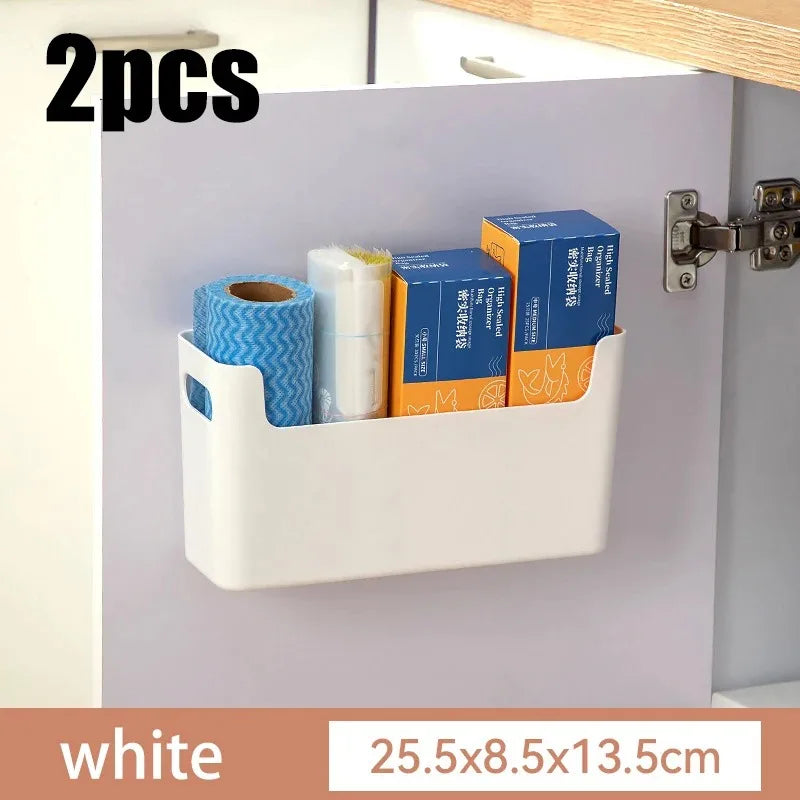 Kitchen Cabinet Storage Boxes for Dishes & Seasonings