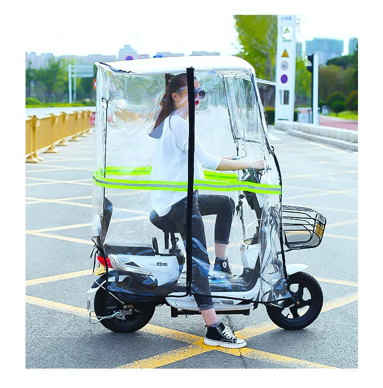 Electric Car & Motorcycle Canopy – Weatherproof Sun Shade