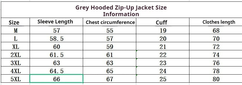 Men’s Winter Zipper Hoodie Jacket