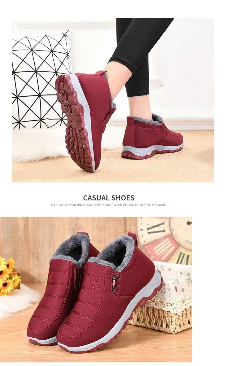 Women's Shoes Autumn Winter Casual Cotton Chunky