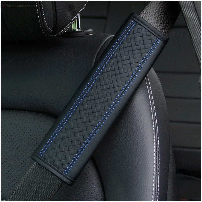 PU Leather Seat Belt Cover Car Safety Shoulder Pad