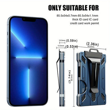 Anti-Theft Aluminum Alloy Work Card & ID Holder